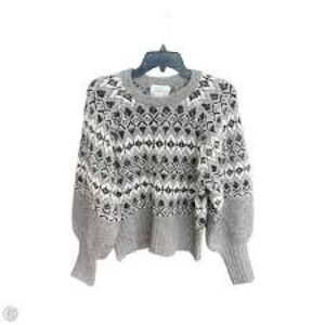 Jason Wu Sweater Women Fair Isle Knit Puff Sleeve sweater